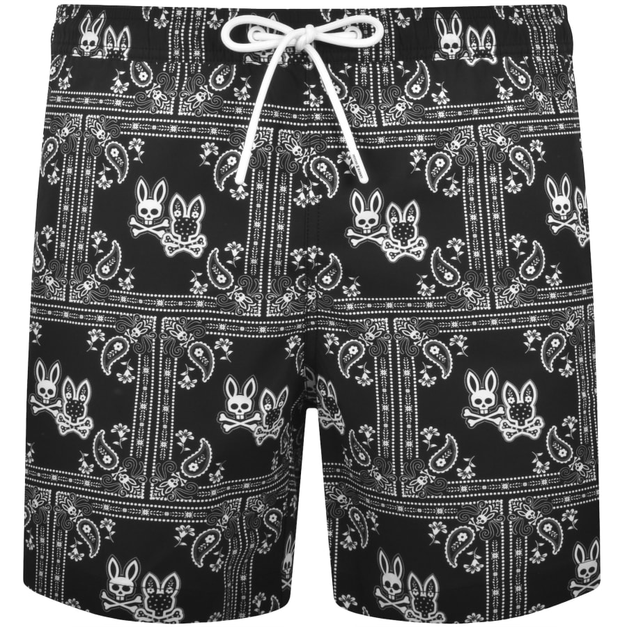 Psycho Bunny Luke Swim Shorts Black | Mainline Menswear us